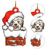 Lovely Cartoon Dog Ornaments 2023 Christmas Decoration Hanging Tree Pendant for Car Personalized Gift for New Year Party
