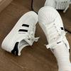 Thick-soled Round Head Shell Head Small White Shoes Women's 2025 Summer New Sports Shoes Casual Versatile Student Women's Shoes