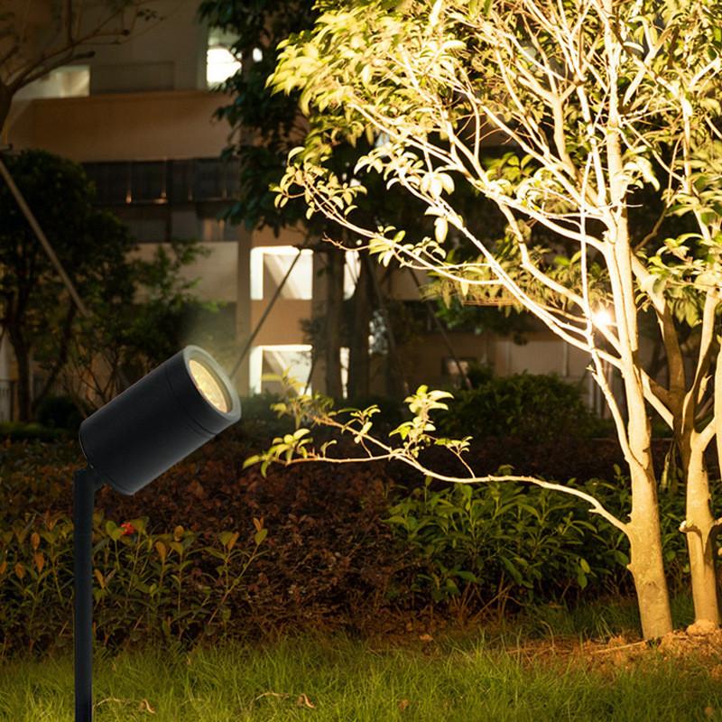 5W/10W Outdoor Garden Lawn Lamp 220V AC LED Spot Light IP65 Waterproof Garden Yard Spotlight Spike Light