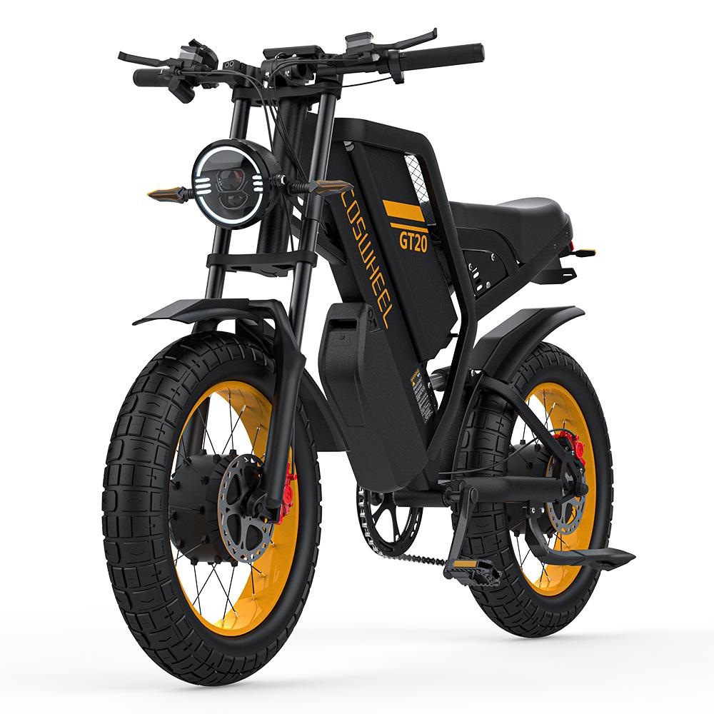 COSWHEEL GT20 Pro 20" Electric Dirt Bike 1000W*2 Dual Motor 48V 40Ah Battery