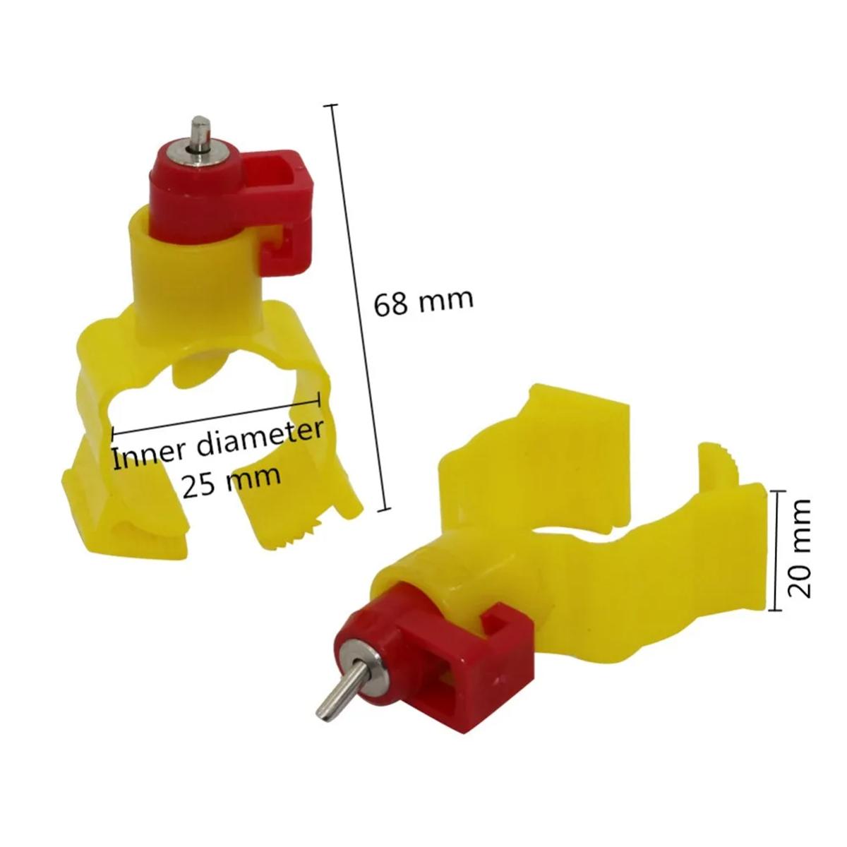 

Автоматична поїлка для качок та гусей, 25 мм інтерфейс, знімна, обертається на 360 градусів, носик з нержавіючої сталі, ширина 19/20 мм, 5 шт.