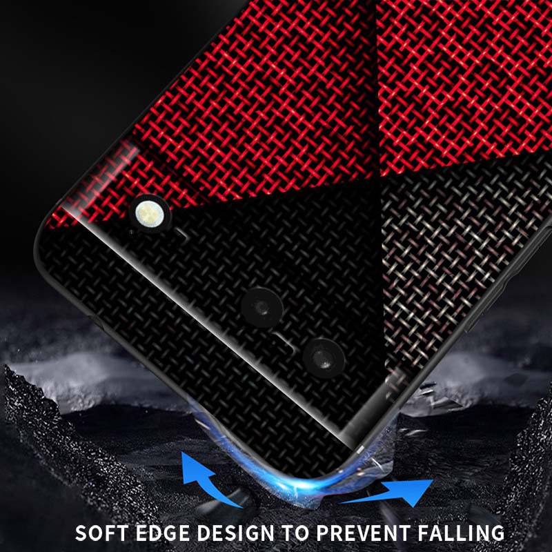 Black carved woven texture Phone Case For Google Pixel 10 9a 9 8A 8 7 7A 6 6A Pro XL 2024 5G Black Soft TPU Silicone