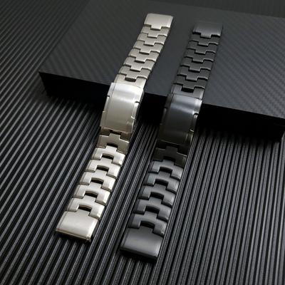 Correa de Titanio de 26mm 22mm Para Garmin Fenix 8 E 47mm5/5X/5XPlus/3 Quickfit Metal Liberación Correa de Reloj Para Forerunner 945 935