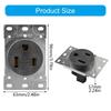 50A 250V RM 650DF NEMA 6 50R Outlet with Corrosion Resistant Construction for Industrial and Residential Use