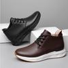 OFFSUN Pluto OF248 Men's Leather Business Walking Shoes