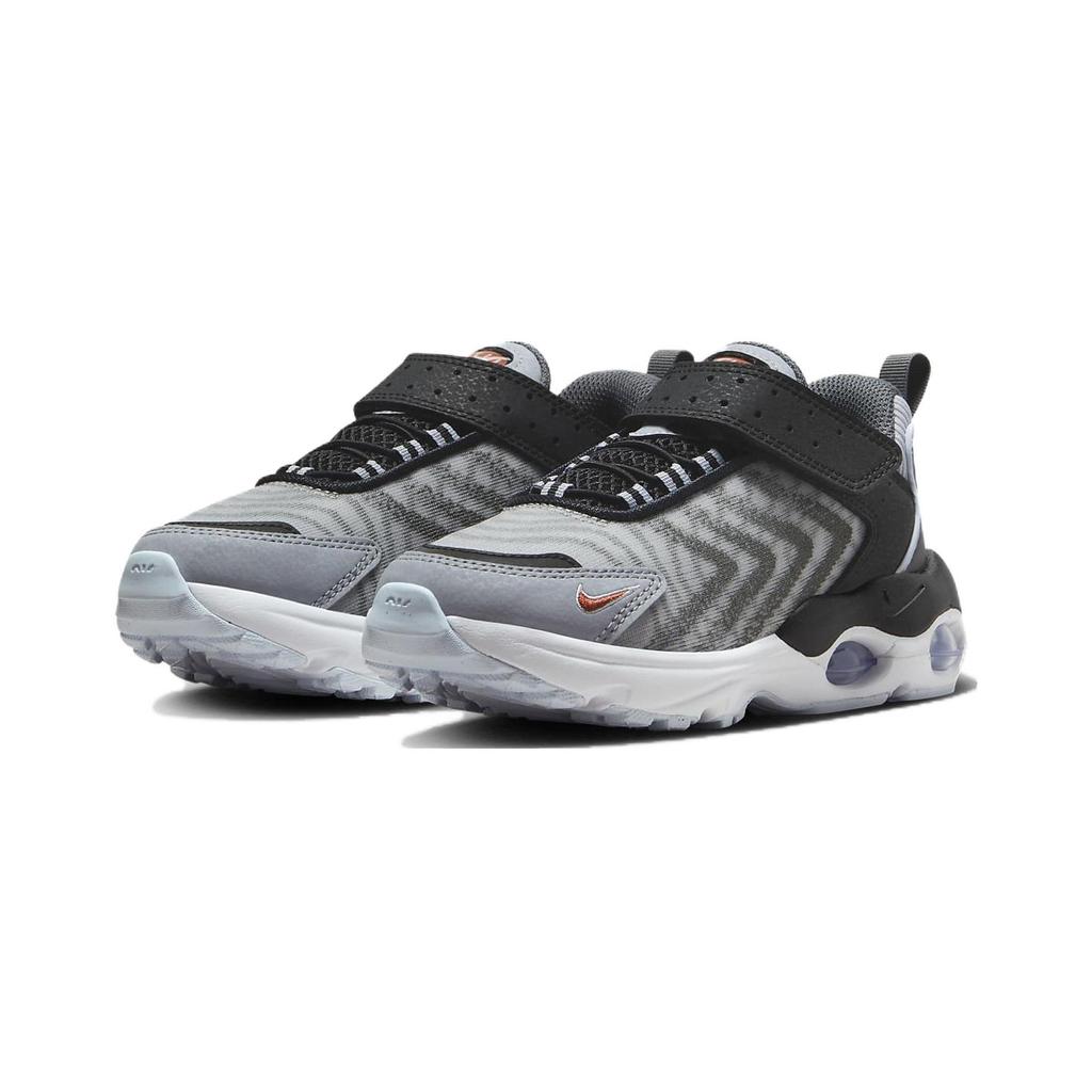 Nike Air Max TW Comfortable Abrasion Resistant Breathable Low Top Kids Lifestyle Shoes Gray Black DQ0297-006