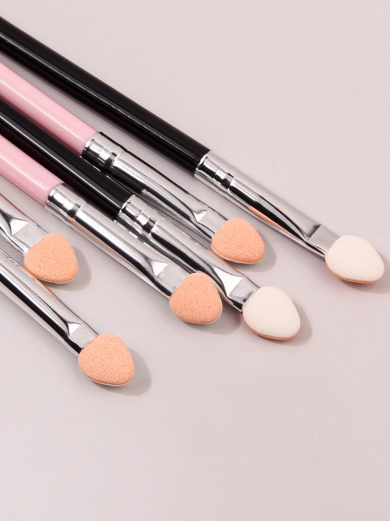 6PCS multi-functional double-sided eyeshadow brush,eyeshadow stick, eye makeup tool, sponge makeup brush, non-latex sponge brush