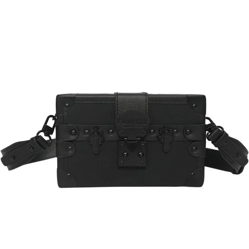 

Trendy Unisex Elegant Crossbody Bag Niche Design Box Fashionable Small Square Bag Classics Messenger Bags