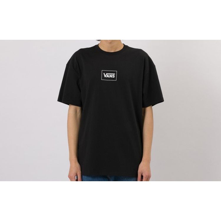 Vans Letter Print Casual Short Sleeve T-Shirt Men Tops Black VN0A4MLWBLK