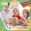 42/16 Colourful Sticks Wooden Stick Board Game Dice Wooden Stick Tower Toy Set  Family