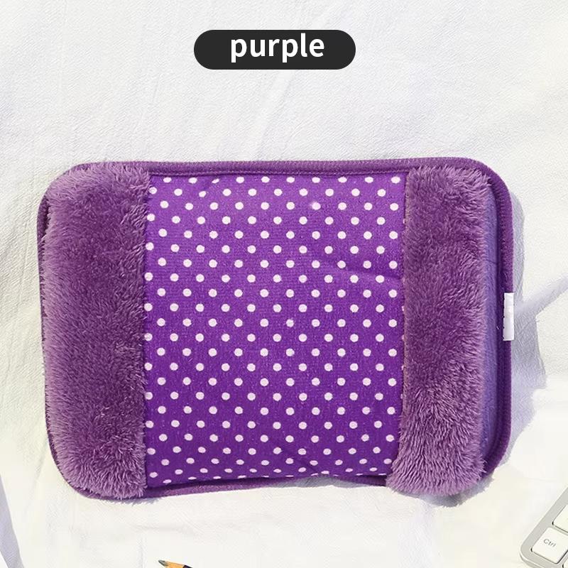 Winter Charging Electric Hot Water Bag (EU 220V 500W) – Double Insert Dot Pattern, Rechargeable Hand Warmer, Special for Warmth