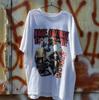 1997 Ratm X Wu Tour Мерч Зістарена Футболка Біла M