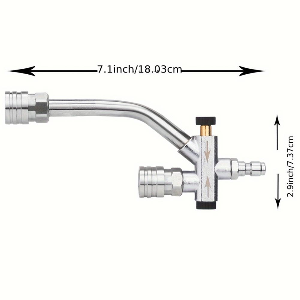 Pressure Washer Double Tip Attachment With 5pcs Pressure Washer Nozzles Multipurpose Washer Extension Rod Kit For Home Cleaning