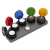 5 Dish Watch Oil Cup Simple Use Rust Proof Wear Resistant Professional Watch Repairing Accessory