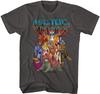 Masters of The Universe TV Series The Whole Group Gang Adult T-Shirt Tee