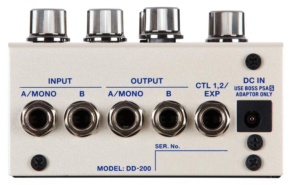 BOSS Digital Delay Compact Effects Pedal with 12 Delay Modes and Looper for Guitar and Bass DD-200