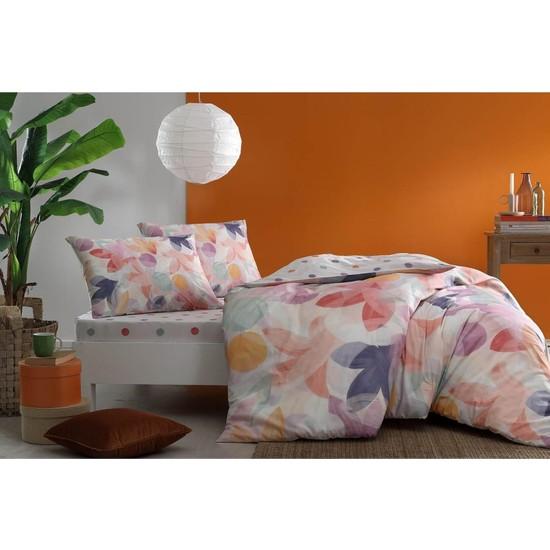 

Комплект двойных пододеяльников Tac Paulo Ranforce оранжевый