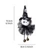 Halloween Bell Figure Decoration Set, 6 Assorted Character Hanging Ornament for Door Frame, Window , Tree and Seasonal Entrydoor Styling