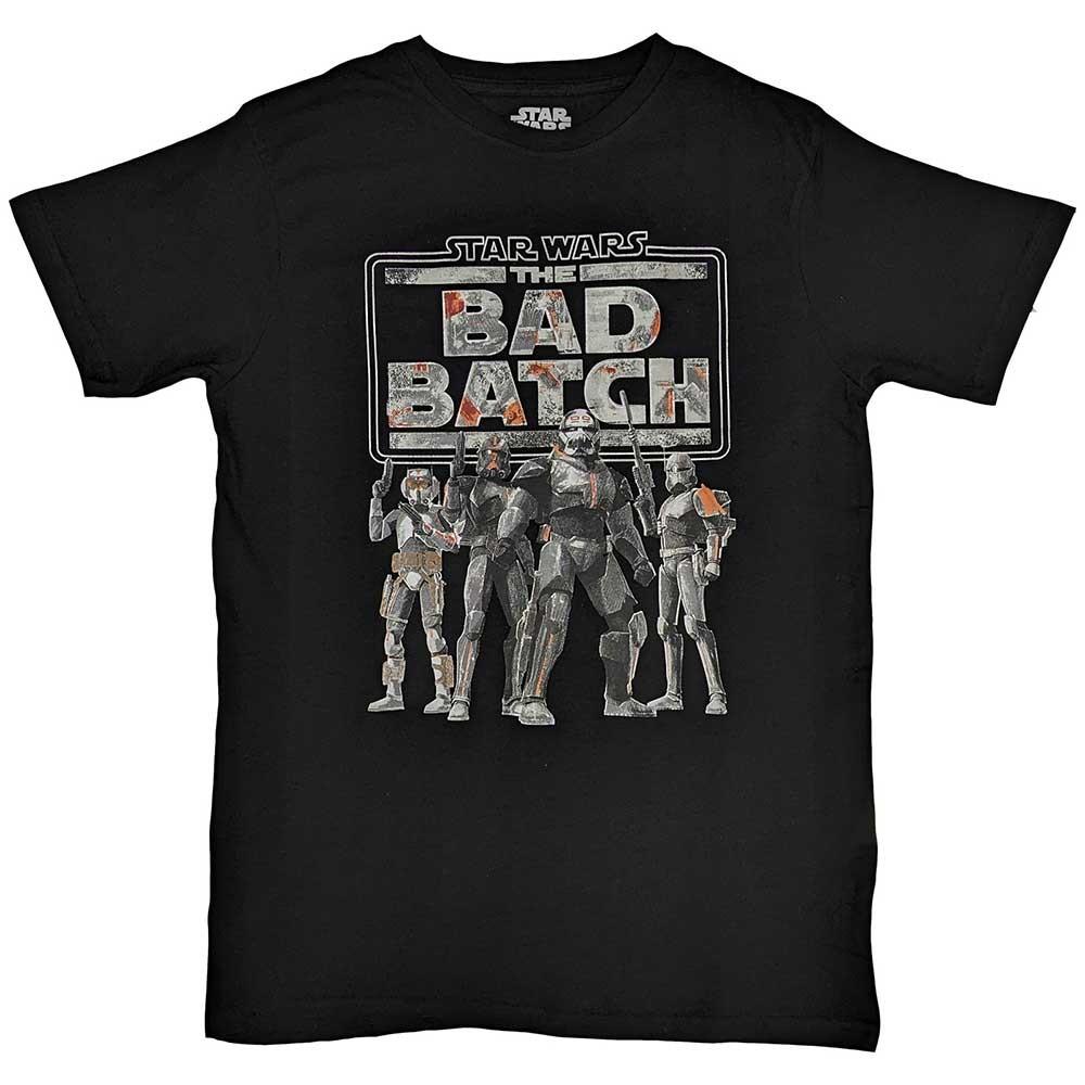 Star Wars T Shirt The Bad Batch new Official Mens Black