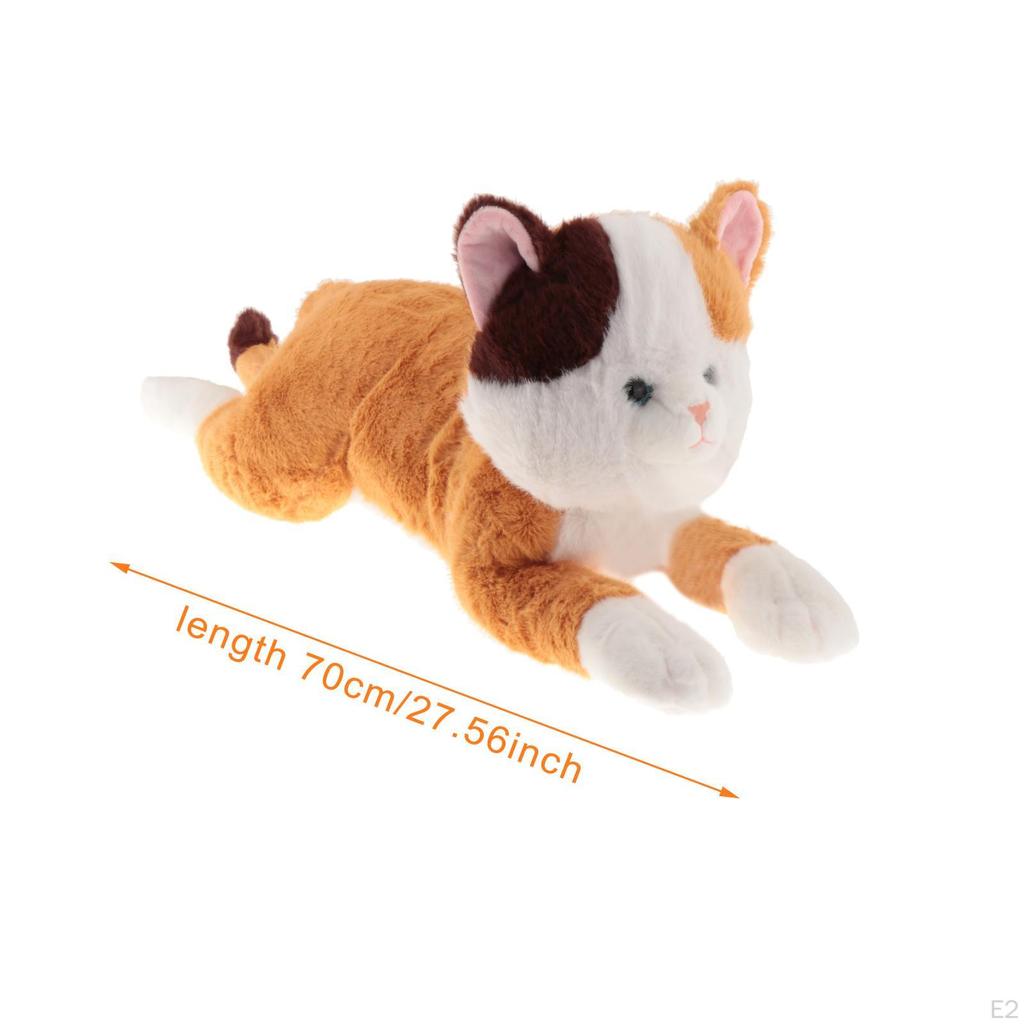 Katze Stofftier Cartoon Spielzeug Bequemes Sofa Ornament Umarmungs-Puppe für Kinder