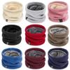 1PC Warm Knitted Scarf Thickened Plush Windproof Winter Neck Gaiter Cold Weather Outdoor Sport Ski Running Men Women Tube Scarf