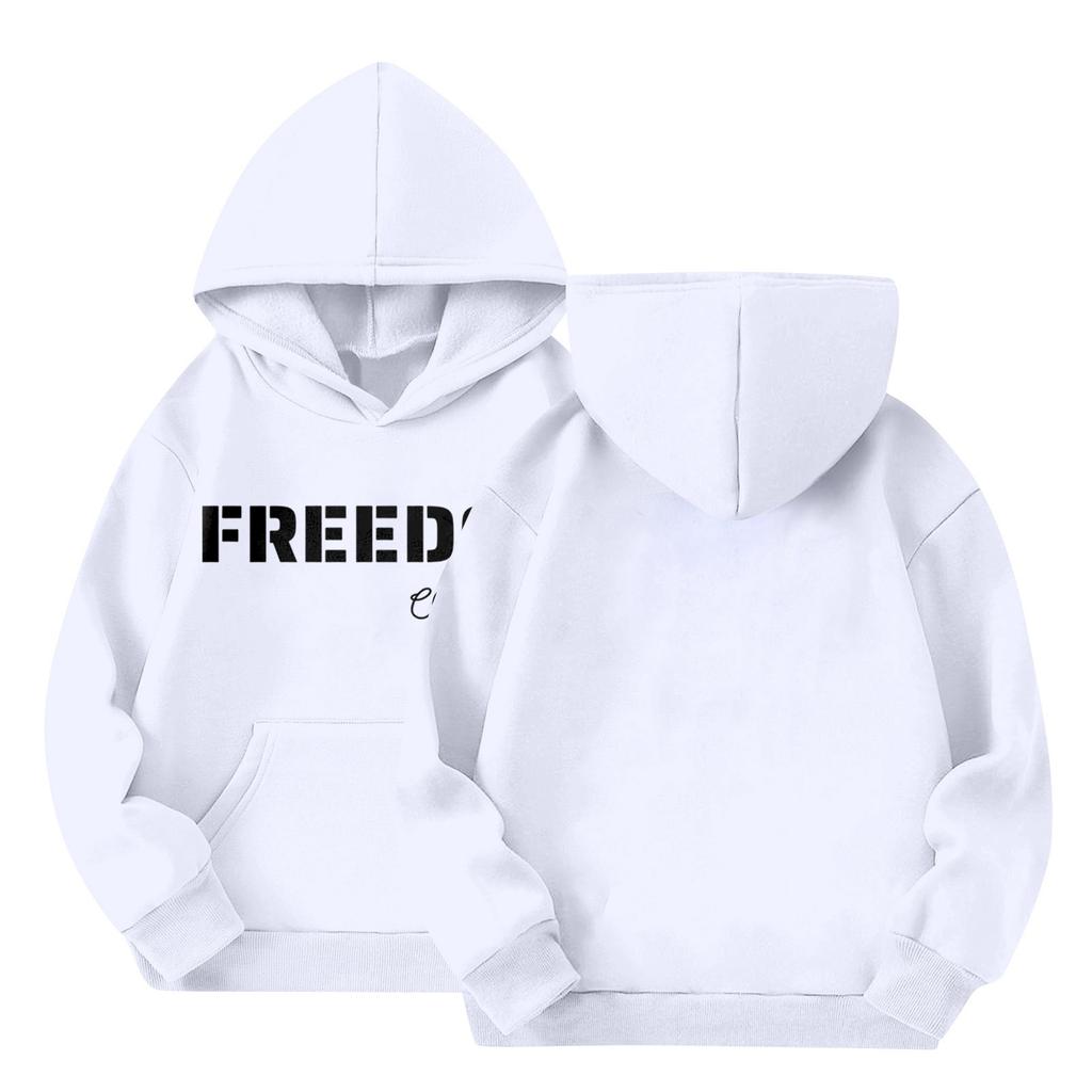 Cute Hoodies For Teen Children Trendy Preppy Hooded Sweatshirts Oversized Long Sleeve Shirts Clothes For Children