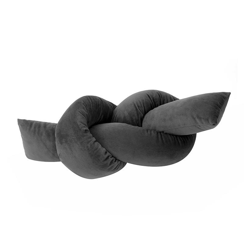 Cuscino Decorativo Moderno Minimalista in Velluto Olandese con Design Annodato per Arredo Salotto
