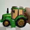 Cană de Cafea Retro Verde în Formă de Tractor, Ornamente Decorative Creative pentru Casă, Bucătărie, Birou, Cadou Cană de Apă, 1 Buc