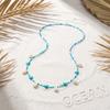 Klassische bunte Reiskörner Muschel Taillenkette für Frauen Handgewebte Bohemian Seestern Bauchkette Sommer Strand Körper Schmuck