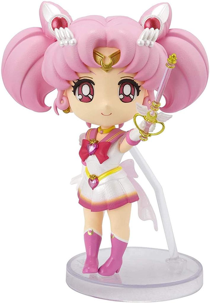 TAMASHII NATIONS Figuarts mini Pretty Guardian Sailor Moon Super Sailor Chibi Moon Approximately 90mm PVC ABS Painted Movable Figure -Eternal edition-