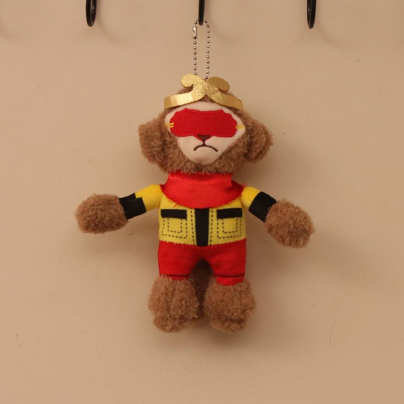 Destiny Wukong Pandantiv Jucărie de Pluș Păpușă Maimuță Regele Geantă Cheie Decorare