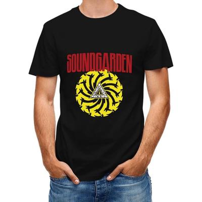 Yunadas Men's Cotton T-Shirts Soundgarden Short Sleeve Crewneck Sport Tees