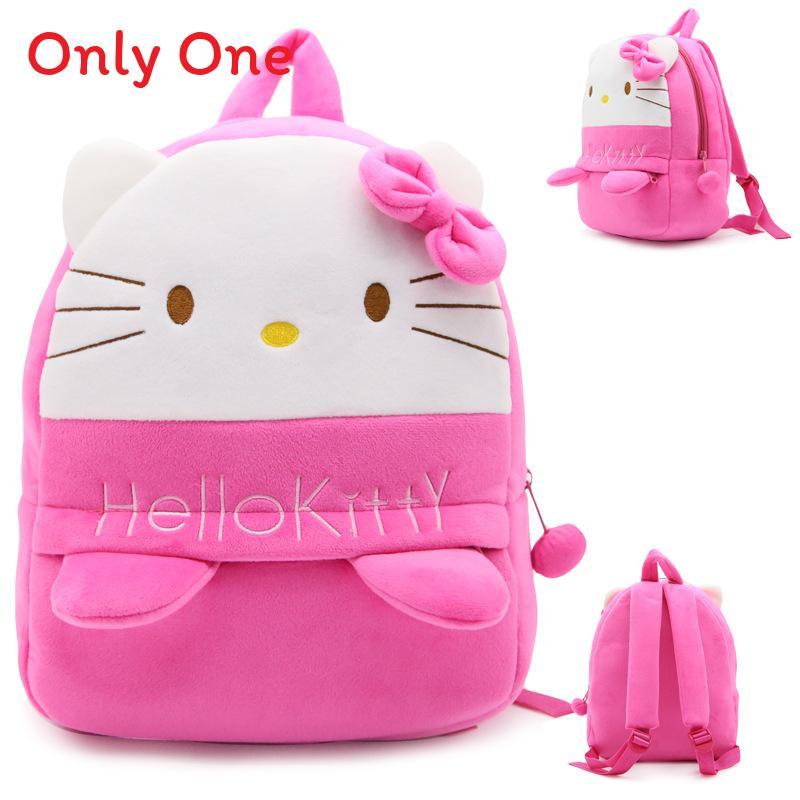 Hello Kitty Kids Plush Toy Backpack With Breathable Material For Kindergarten Daily Use
