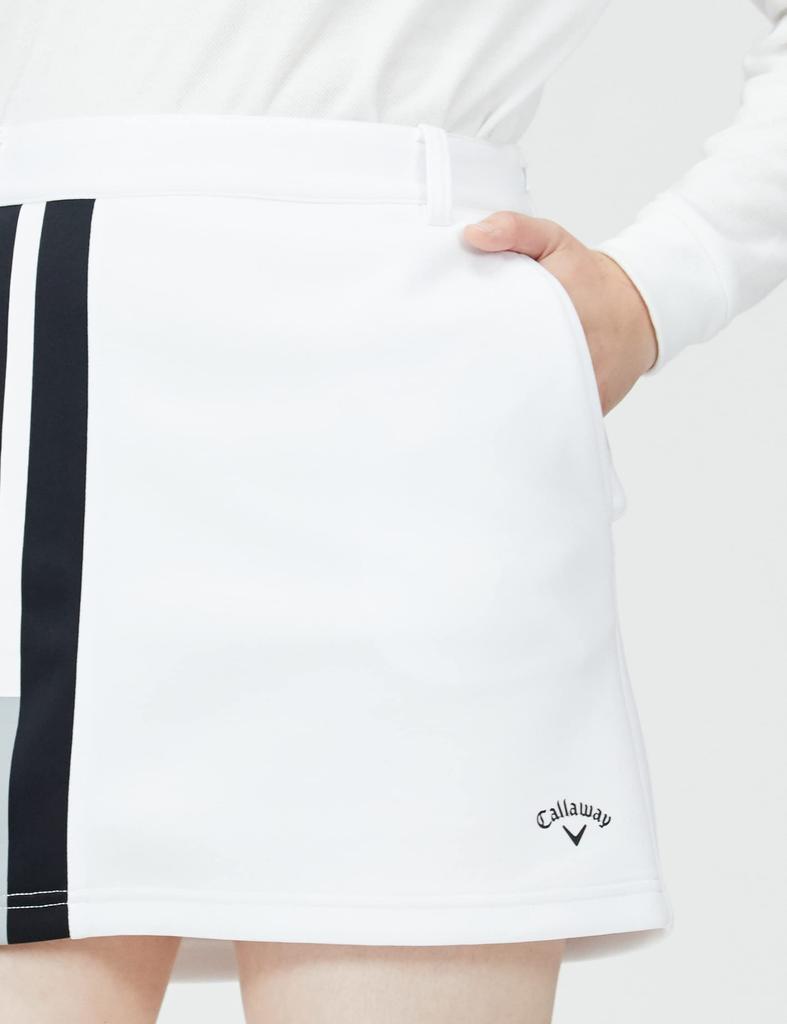 Callaway Skirt Cardboard Golf C22228201 SS Women's (Geometric Pattern, Knit) / / 1030_White