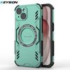 KEYSION Hollow Heat Dissipation Case for iPhone 15 Pro Max Silicone+PC Magnetic Cooling Shockproof Phone Cover for iPhone15 Plus