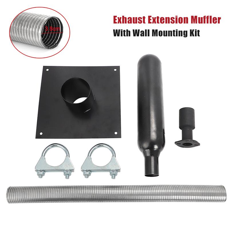 Universal Firman Generator Exhaust Extension Pipe For Honda EU6500is EU7000is 2 Inch Motorcycle Exhaust Pipe Muffler Wall Mount