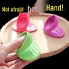 ZISIZ Silicone Heat Resistant Kitchen Finger Mitt