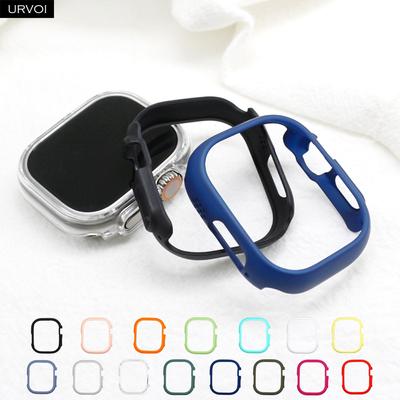 Candy PC Case for Apple Watch Ultra Series 8 7 6 SE 5 4 Cover Protector for iWatch Bumper Ultra-thin Frame Slim Fit 38mm 40mm 41mm 42mm 44mm 45mm 49mm