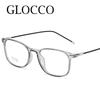 TR90 Presbyopia Corrective Prescription Corrective Vintage Spectacle Diopter Minus Clear Unisex Transparent Rectangular Square Blocking Glasses