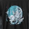 Katzen-Astronauten-Shirt, japanisches T-Shirt, japanisches Katzen-Shirt, japanisches Retro-Katzen-Shirt, Vintage T-Shirt, Katzen-Astronauten-Shirt. Katze Mond T-Shirt