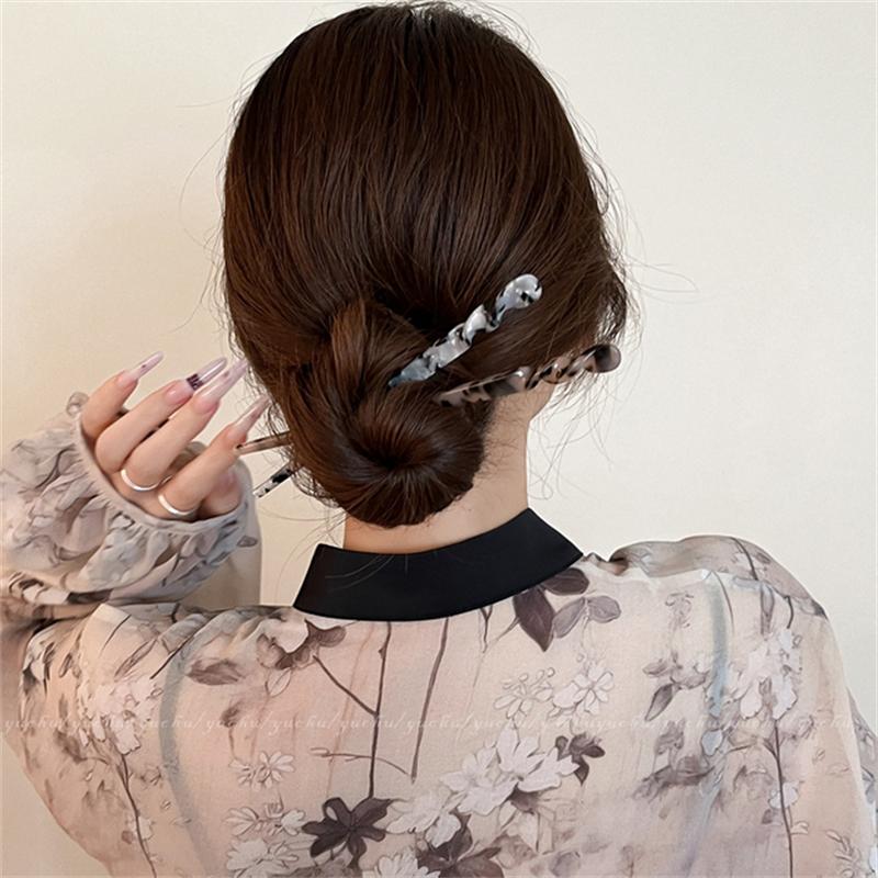 1PC Vintage Chinese Style Hair Sticks For Women Girls Fashion Hair Pin Chopstick Shaped Hair Clips Pins Jewelry Hair Accessories