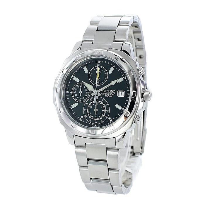 Seiko Watch Unisex Wristwatch Dark Green Waterproof SND411P