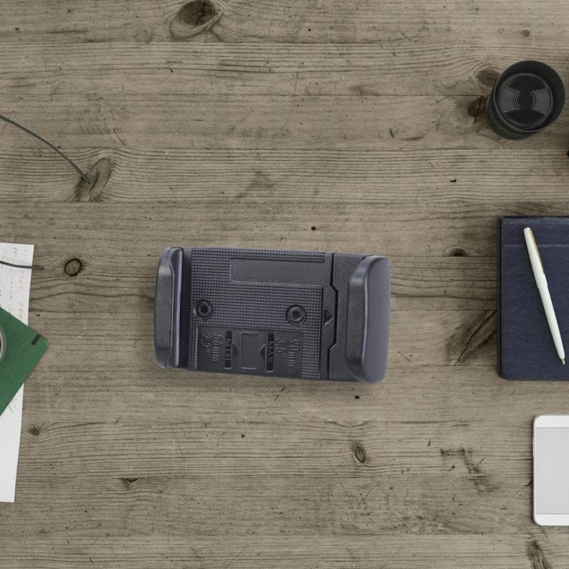 Mobile Clip Base Plastic Phone Clamps Monopod Mount Attachment for 17mm Ball Joint Suitable for Car & Desktop Stands