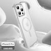 iPhone 14/15 Transparent Airbag Anti-Drop Case with Back Panel