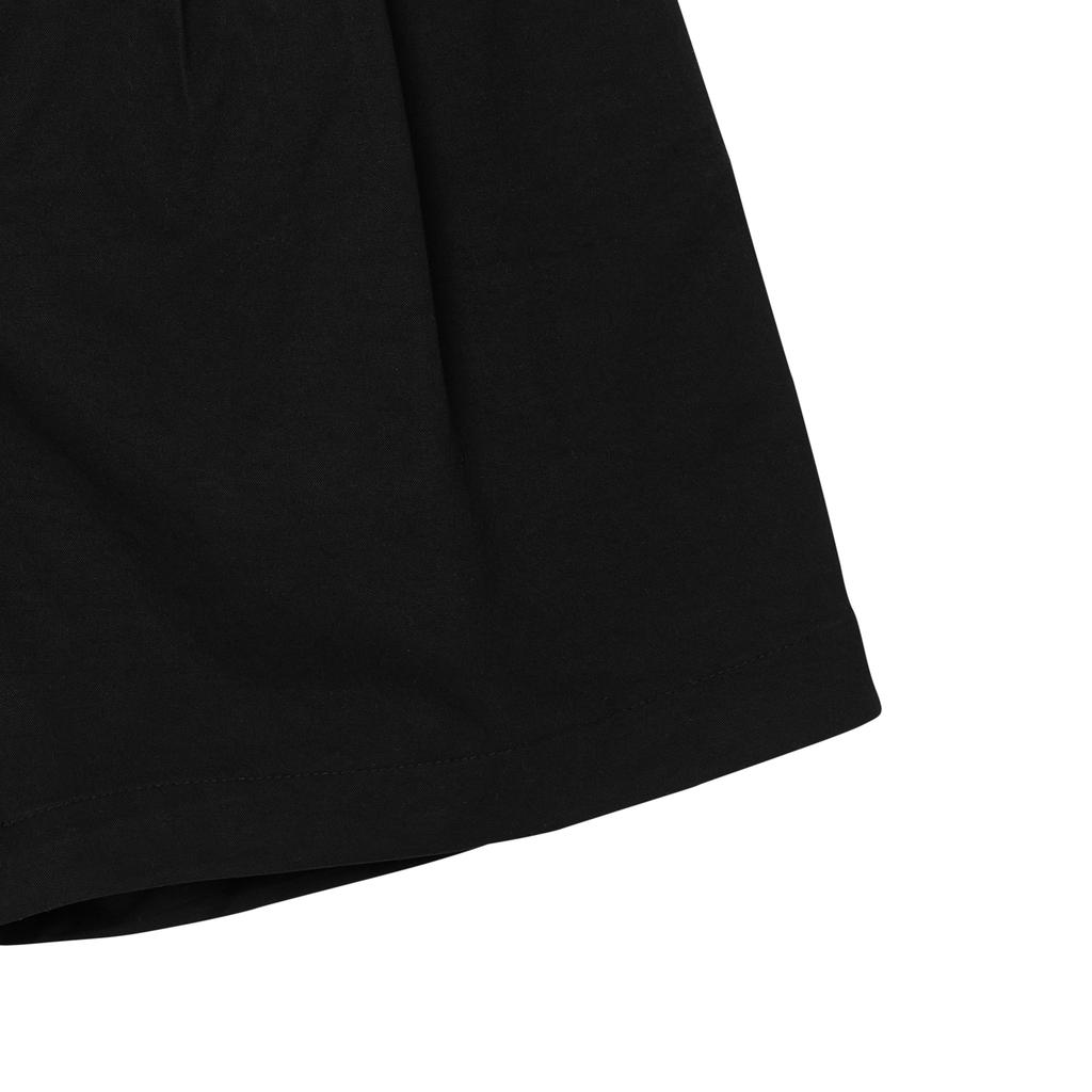 Moseu Double-Pleat Cargo Wide Shorts_Black