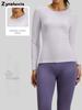 Autumn Slim Fit Bare Feel Sports Yoga Long Sleeve Pilates Fitness Top
