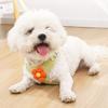 Dog Leash Slip Lead Vest with Lovely Flower Vest Rope 4ft Long Pet Strong Training Walking Swimming Hiking Lead