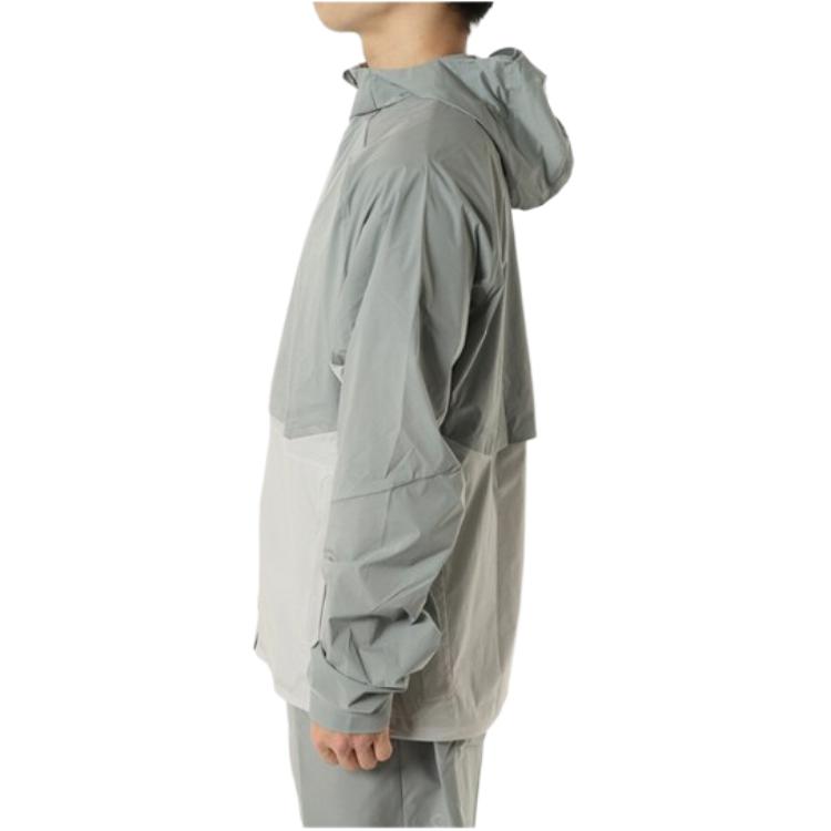 Spliced Zipper Long Sleeve Hooded Jacket Men jackets 1ME10333643