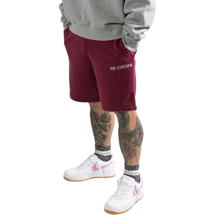 Jordan Casual Shorts Unisex Burgundy Moderate DV6468-645