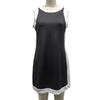 Two Piece Set for Women Summer Boho Color Block Outfits Sleeveless Crewneck Side Slit Mini Dress Casual Lounge Short Sets